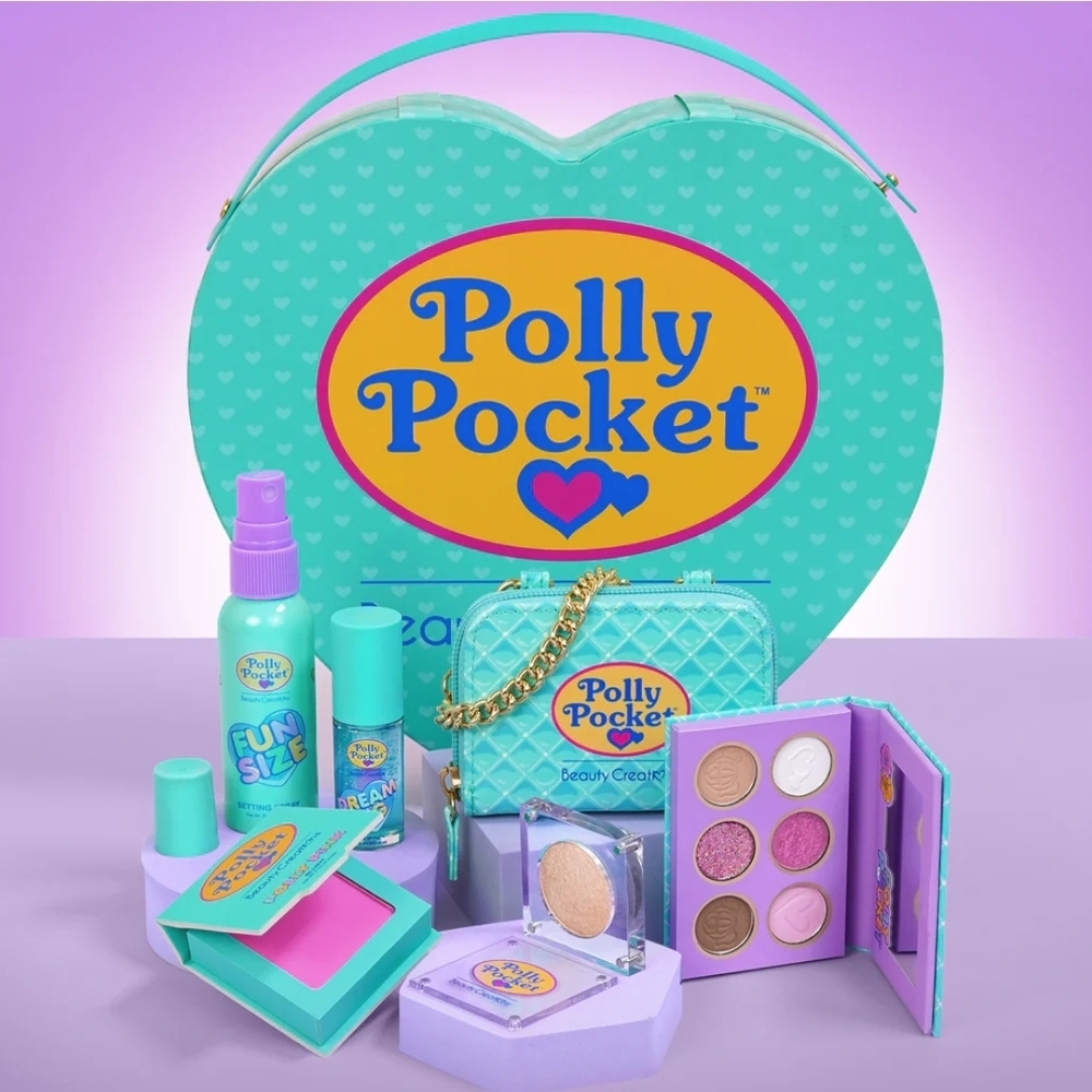 Polly Pocket Heart-Shaped Beauty Creations Box